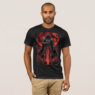 Blutmond-Schattenkrieger-T-Shirt T-Shirt