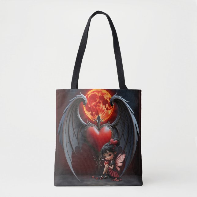 Blutmond Valentinsfee Tasche (Vorderseite)