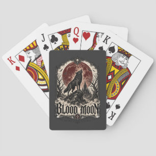 BLUTMOND WOLF — Gothic Horror Spielkarten