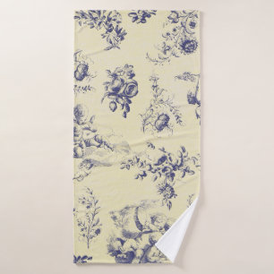 Blutoile French Country Cherub Muster Badehandtuch
