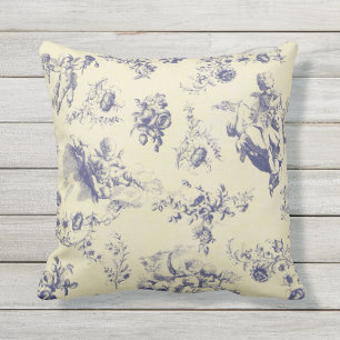 Blutoile French Country Cherub Muster Kissen