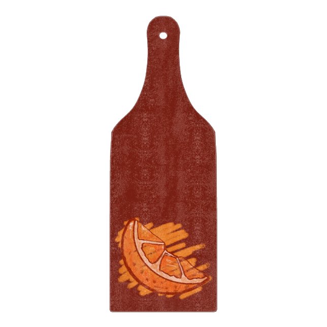 Blutorangen-Geschenke mit Fruchtmustern Schneidebrett (Vorderseite)