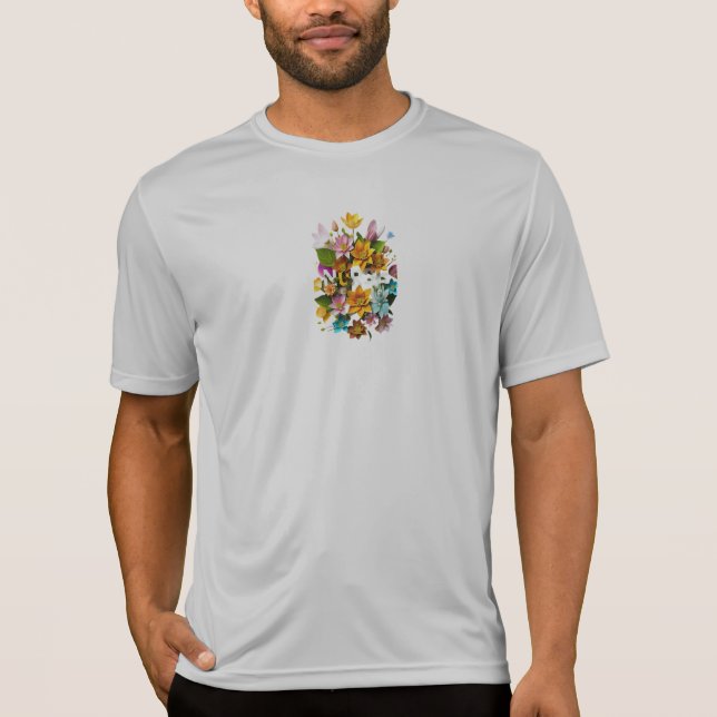 Blutpflege - Blumentribut an Krankenschwestern T-Shirt (Vorderseite)
