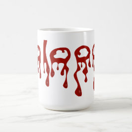 Blutropfen Halloween-Tasse Kaffeetasse