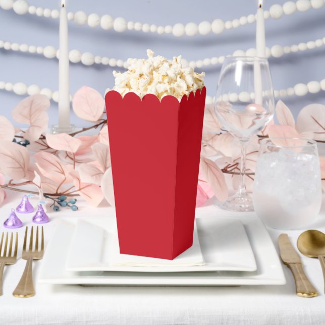 Blutrote Popcorn-Geschenkbox Geschenkschachtel (Hochzeit)
