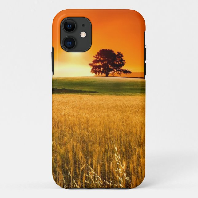 Blutroter Sonnenuntergang Case-Mate iPhone Hülle (Rückseite)