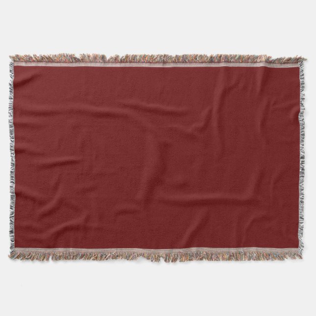 Blutroter Wurfblanke Decke (Vorderseite)
