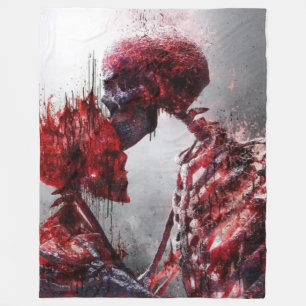 BLUTSKULTUREN FLEECEDECKE