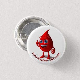 Blutspende, Blutgruppe Button