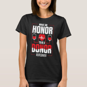 Blutspende Blutspender Helden T-Shirt