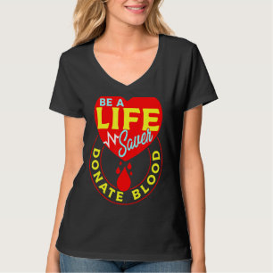 Blutspender Rette ein Leben spenden Blut T-Shirt
