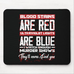 Blutsteine sind rot Ultraviolett Licht sind blau H Mousepad