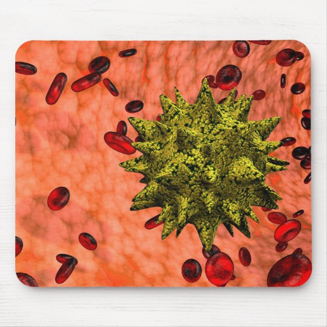 Blutstrom-Virus Mousepad (Vorne)