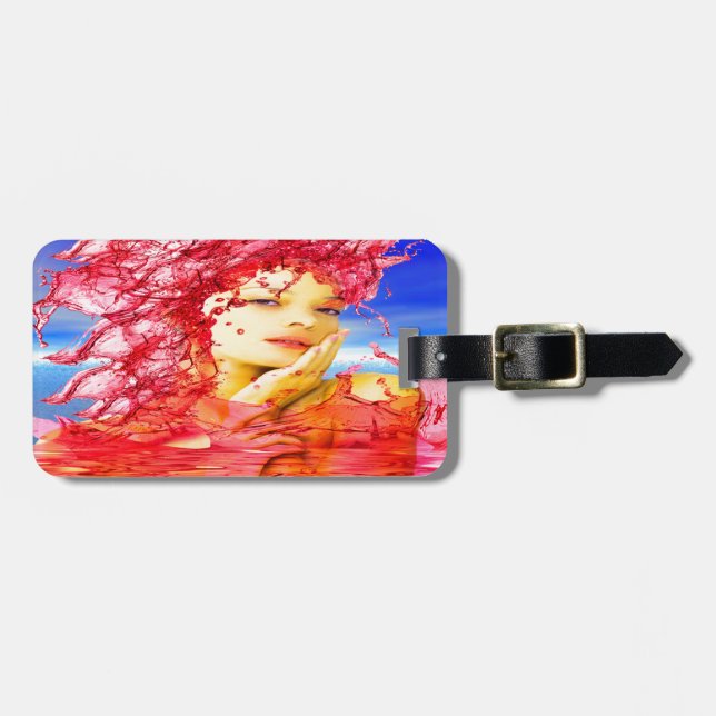 Bluttränen Gepäckanhänger (Vorderseite horizontal)