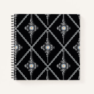 Bluttroth-Muster Notizbuch