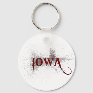 Blutung Grunge Iowa Schlüsselanhänger