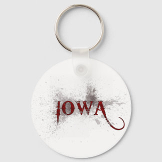 Blutung Grunge Iowa Schlüsselanhänger