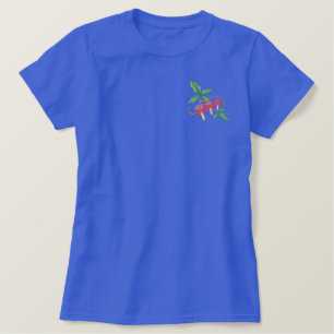 Blutungen Herz Besticktes T-Shirt