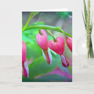 Blutungen Herzklopfen Blume im Jeder Anlass unbedr Karte