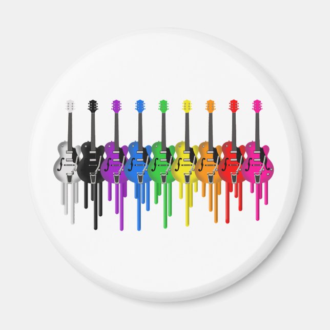 Blutungsgitarren Magnet (Vorne)