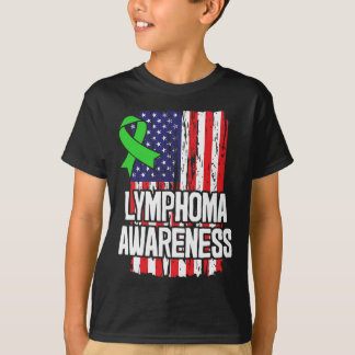 Blutzenkrebs-Überlebende Lime Green Awareness Ribb T-Shirt
