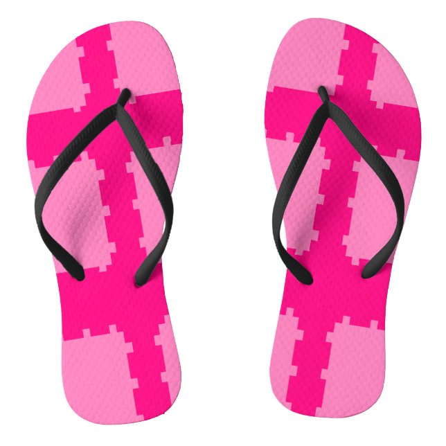 "Bluvio Pink on Pink" Flip Flops (Fußbett)