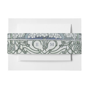 Bly Band Art Nouveau Mucha Monogram Initialen