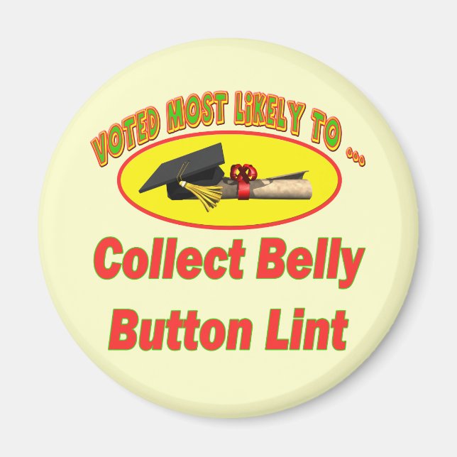 Bly Button Lint sammeln Magnet (Vorne)