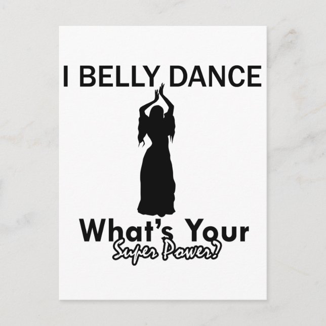 Bly Dance Designs Postkarte (Vorderseite)