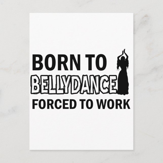 Bly Dance Designs Postkarte (Vorderseite)