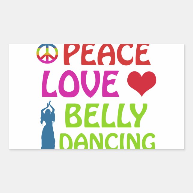 Bly Dance Designs Rechteckiger Aufkleber (Vorderseite)