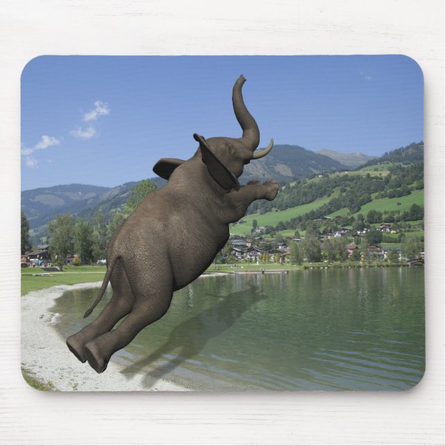 Bly Flop Elephant Mousepad (Vorne)