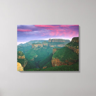 Blyde River Canyon bei Sonnenuntergang, Südafrika Leinwanddruck