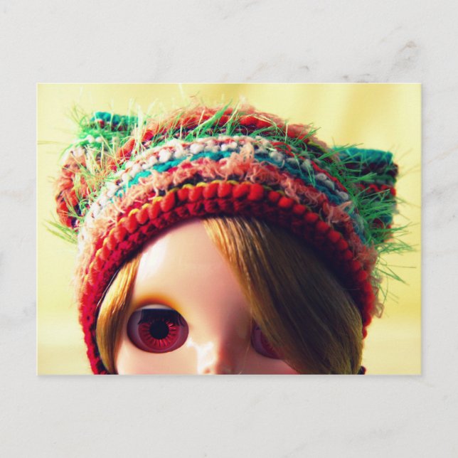 Blythe blonde postkarte (Vorderseite)