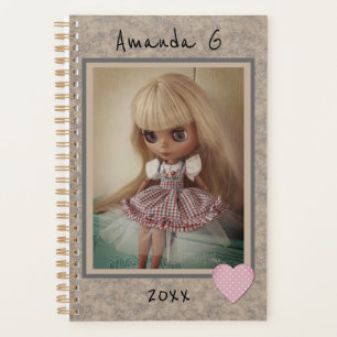 Blythe doll Vintag Retro oldish Design personaliz Planer