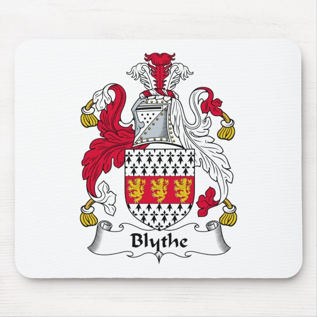 Blythe Familienwappen Mousepad (Vorne)