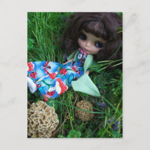 Blythe und die Pilze II Postkarte