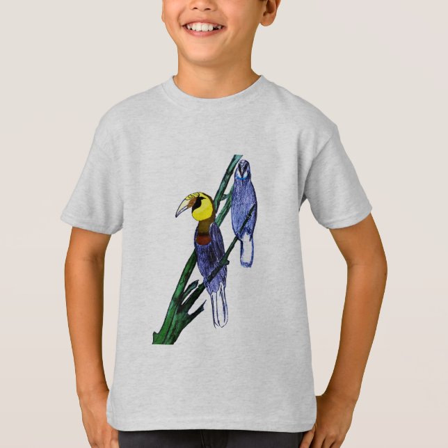 Blyths Hornbill T-Shirt (Vorderseite)