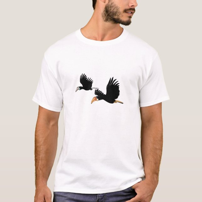 Blyths Hornbill-Vögel - sie Symbol der wahren T-Shirt (Vorderseite)