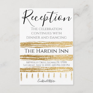 BM Bat Mitzvah Bar Mitzvah Elegante Empfang Card Begleitkarte