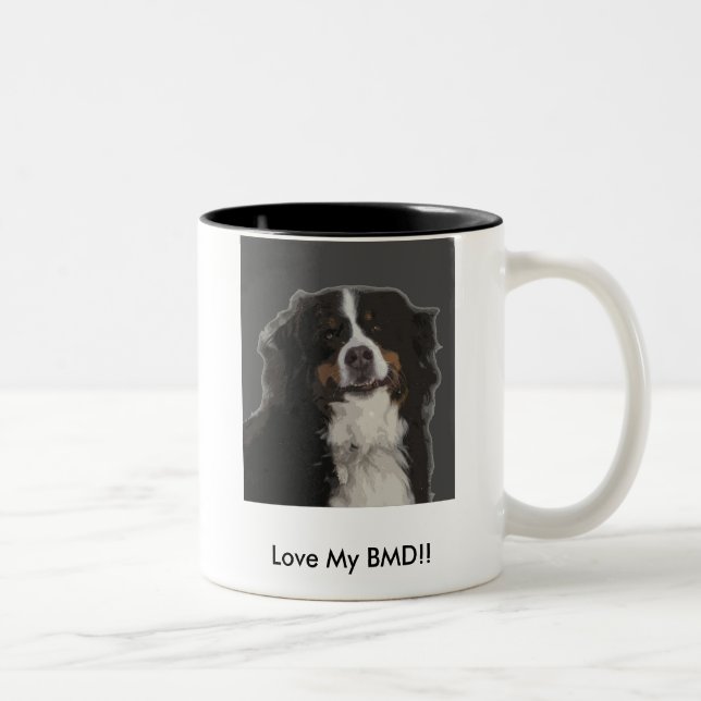 BMD, Liebe mein BMD!! Zweifarbige Tasse (Rechts)