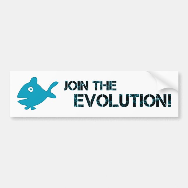 BMP schließen sich der Evolution an! Autoaufkleber (Vorne)