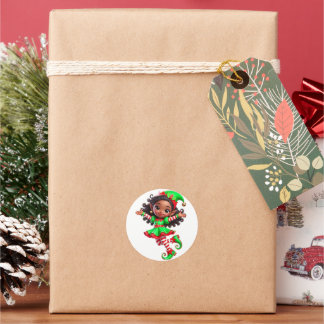 BMSC Père Noël Petit Autocollant d'assistance, V1