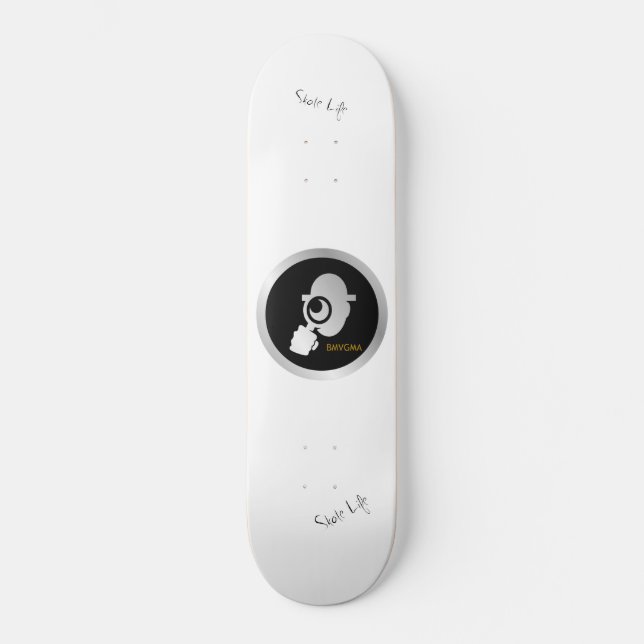 Bmvgma,"Skate Life", Skateboard (nur Deck) (Vorderseite)