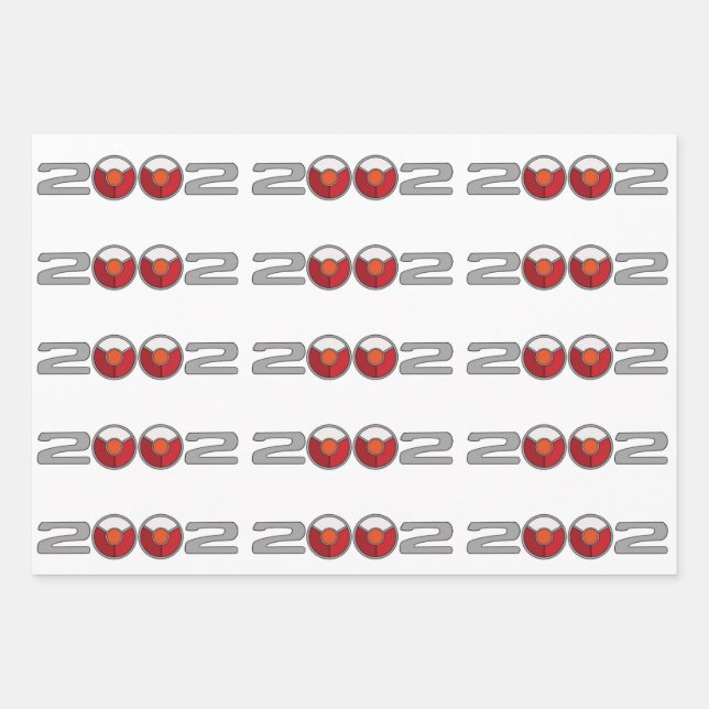 BMW 2002 GESCHENKPAPIER SET (Vorderseite)