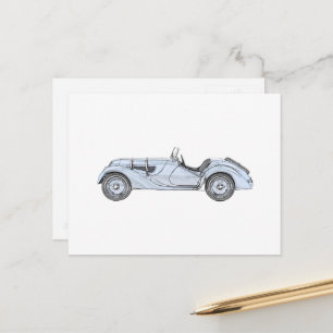 BMW 328 1936 POSTKARTE