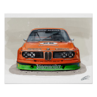 BMW 3,0 CSL Alpina Poster