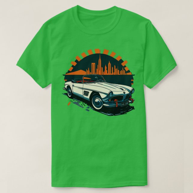 BMW 507 Oldtimer T-Shirt (Design vorne)