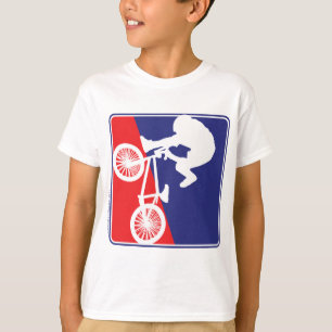 BMW Biker in der Luft T-Shirt