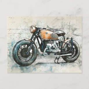 BMW Classic Motorrad Postkarte